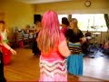 Salsa belly dance at quaker meeting hall