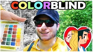 COLOR BLIND ARTIST - Trying Enchroma Glasses! COLOR BLIND ARTIST - Trying Enchroma Glasses!