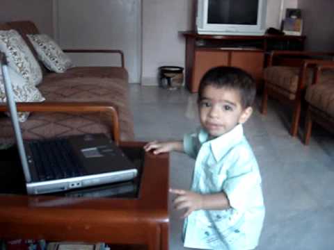 The Hero in Making....Garv (1 yr+) Dancing on Kajrare