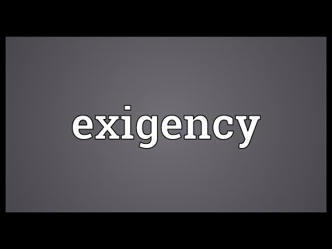 Header of exigency