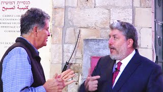 Video: Respect the Jewish Right to not worship a Man as God - Tovia Singer vs Jerusalem Church