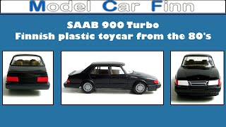 Saab 900 Turbo 80S Finnish Plastic Model