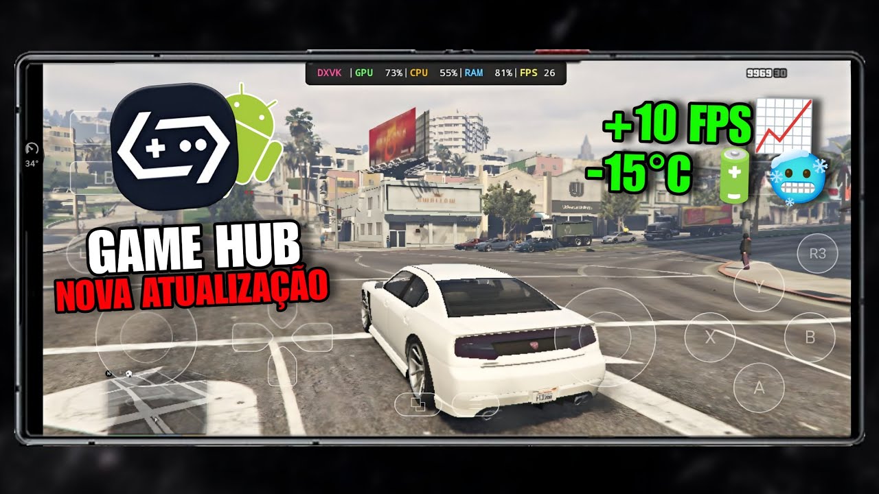 New Update Game Hub: GTA 5 running smooth +30 fps in New Update Game Hub: GTA 5 running smooth +30 fps in