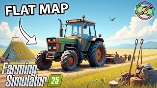 I Survived 1 Year On Flat Map With 0 Farming Simulator 25