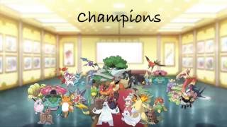 My pokemon team generations 1-6