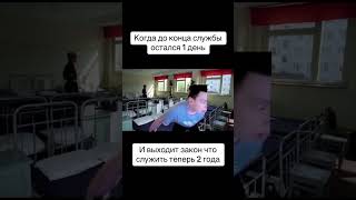 Когда До Конца Службы Остался 1 День #Shorts #Short #Армия #Закон #Army