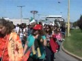 IMÁGENES MARCHA DOCENTE A LOS PUENTES CARRETEROS