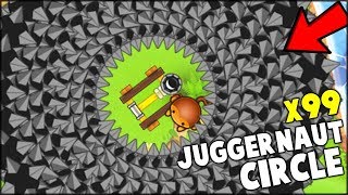 THE CIRCLE OF JUGGERNAUT IS BROKEN!! NEW HACKED DART MONKEY x99 // Bloons TD Battles (BTD Battles)