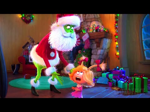 A little girl believes The Grinch is Santa