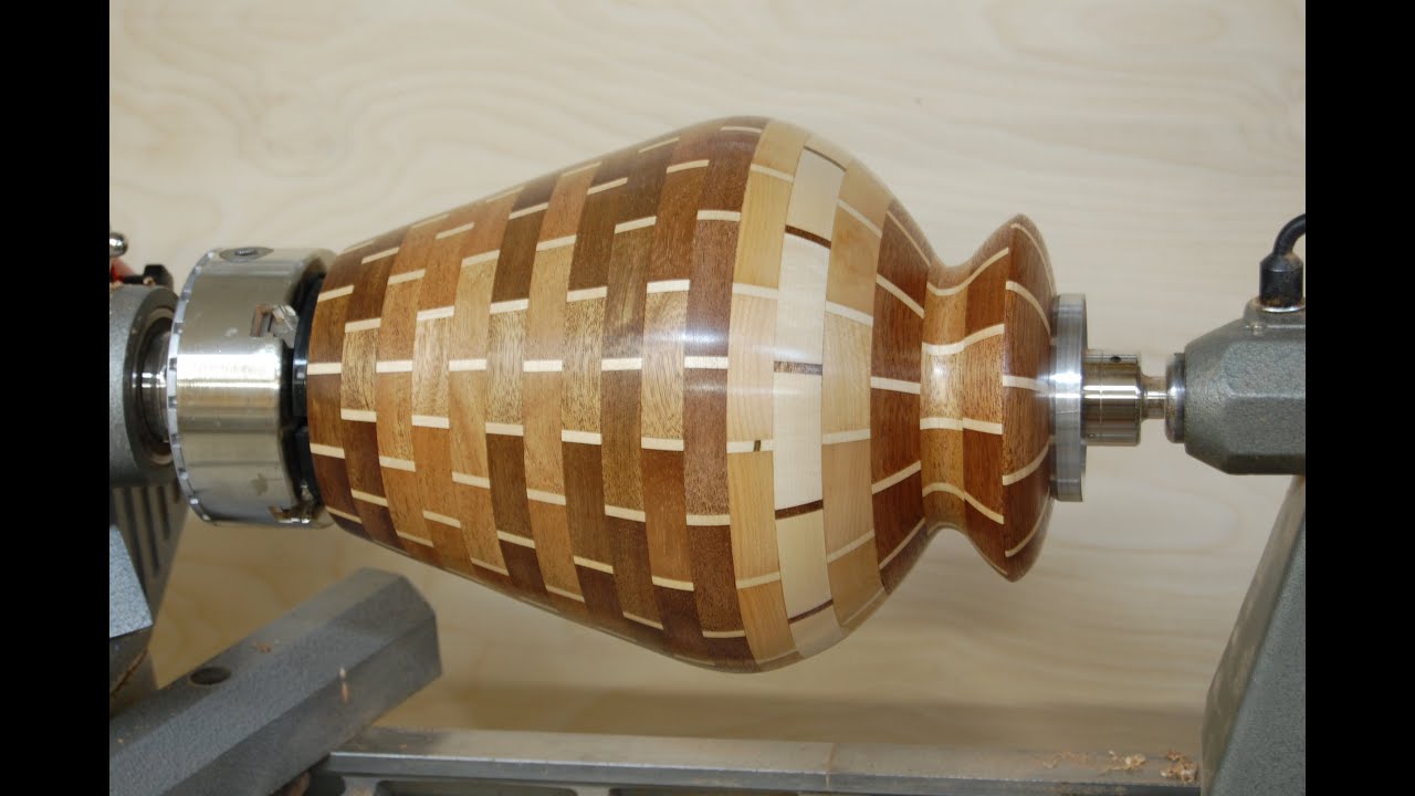 Woodturning Project - How to Turn a Segmented Vase 