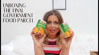 UNBOXING THE FINAL GOVERNMENT FOOD PARCEL - DID IT EVER CHANGE?? - Tanya Louise