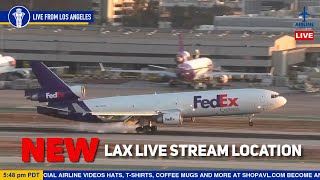 LIVE Plane Action at LAX from a NEW LOCATION!