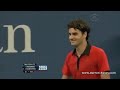 Incredible!!! Roger Federer Between the Legs Shot at the U.S. Open v. Novak Djokovic 2009