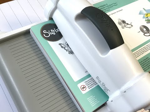 Sizzix BIG Shot Plus Unboxing + Demo Sizzix BIG Shot Plus Unboxing + Demo #1