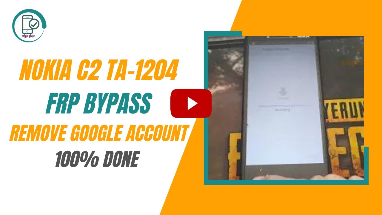 Nokia C2 TA-1204 Frp Bypass Remove Google Account 100% Nokia C2 TA-1204 Frp Bypass Remove Google Account 100%