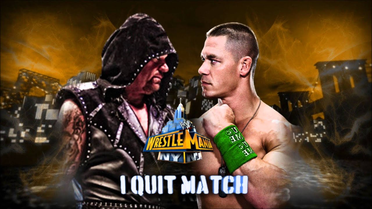 Wrestlemania 29 John Cena vs The Undertaker I Quit Match - YouTube