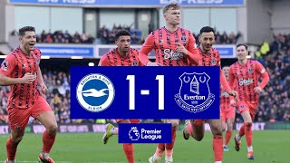BRIGHTON 1-1 EVERTON | Premier League highlights