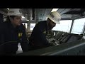 NTSB B-Roll - Hazardous Material Investigators and Engineers Aboard the Cargo Ship Dali