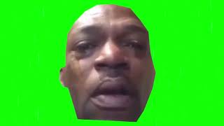 Hombre Llorando - Meme Pantalla Verde