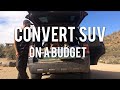 Super Cheap SUV Car Camping Conversion for Just $20 ! | Ford Escape Camper Build with Drawer System
