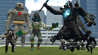 New Vacuum Cleaner Man Bosses Vs Upgraded Titan Camera Man And Other Bosses In Garry's Mod!