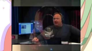 faggot anime with BIG Alex Jones