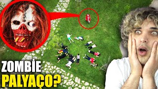 Zombi̇e Palyaço Çocuklara Saldirdi - Gerçek Hayatta Oyun Parkinda Drone Kamerasina Yakalandi