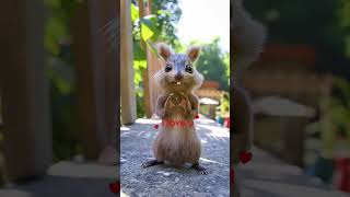 Cute Squirrel Says I Love You