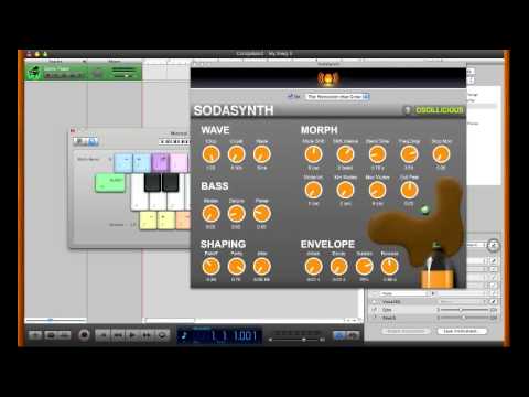 How to use SodaSynth in GarageBand