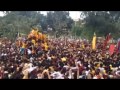 Part of the Black Nazarene procession near the Manila City Hall