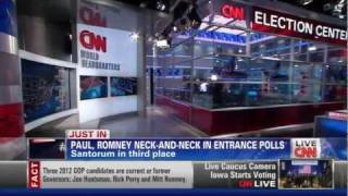 CNN, MSNBC and Fox on Iowa Caucus Night: Oh the Maps!