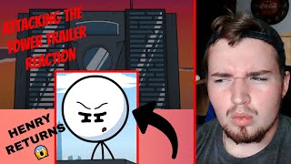 Henry Stickmin Returns???? Attacking The Tower - Official Gameplay Trailer Reaction