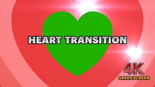 Heart Transition Valentine's Day Effect 4K Green Screen [Free Download]