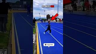 Runner Collides With A Kid Right Before Winning