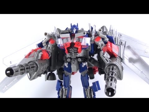 Video Review of the Transformers 3 Dark of the Moon; Takara/Tomy DA15 Jetwing Optimus Prime 10000 subs special. Like & subscribe!:)