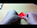 【折り紙：鶴の折り方】Origami Tsuru/crane - How to fold Origami.
