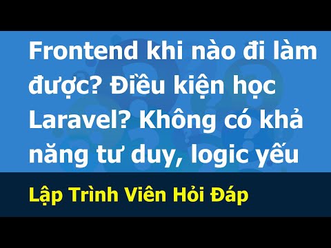 Lập trình viên Điều kiện học Laravel Framework