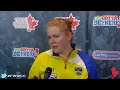 Media Scrum Draw 1 - 2014 Ford World Women's Curling Championship