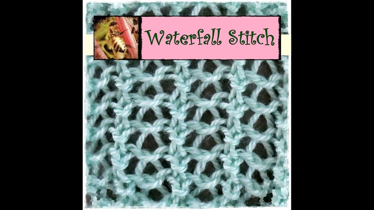 Loom Knitting Waterfall Stitch - YouTube