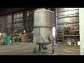 Video Used-Wolfe Mechanical 3000 gallon 316 stainless steel vertical pressure vessel - stock # 44375004