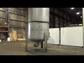 Used-Wolfe Mechanical 3000 gallon 316 stainless steel vertical pressure vessel - stock # 44375004