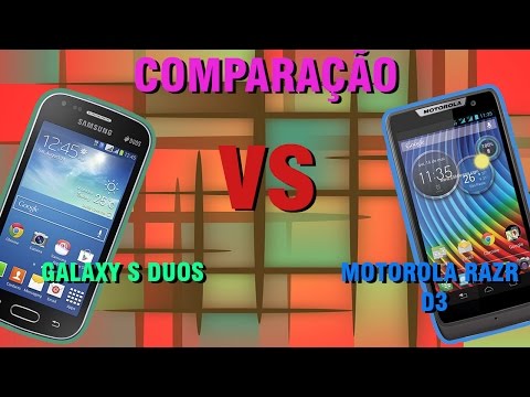 Galaxy s Duos e Motorola Razr D3- portuguesBrasil