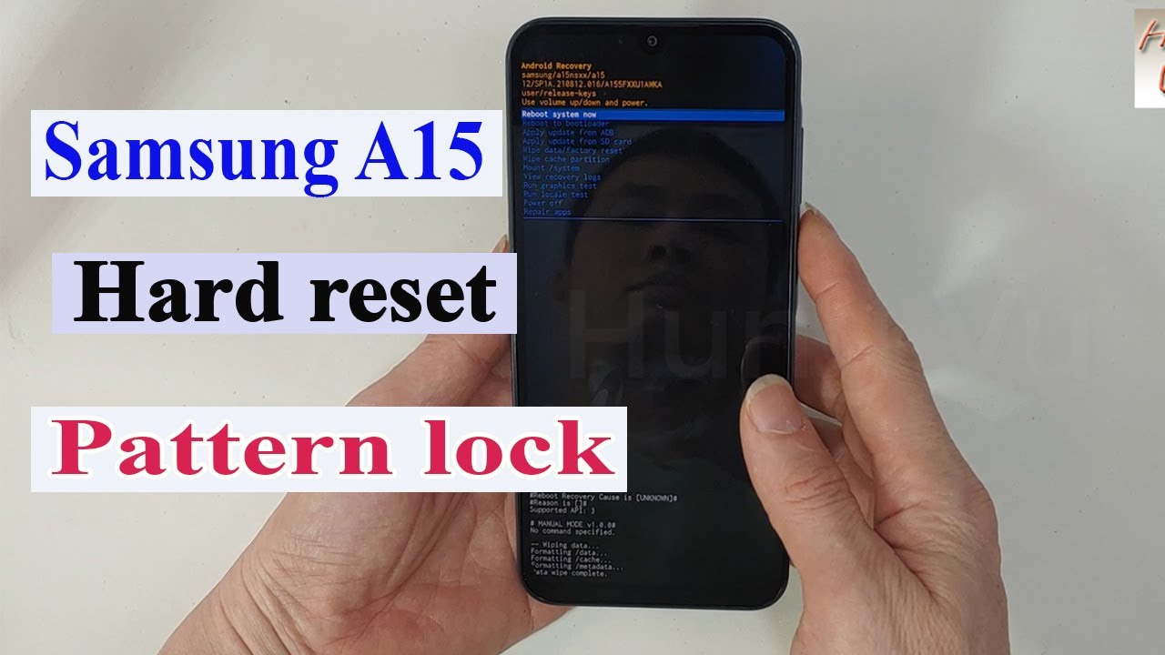 Samsung Galaxy A15 Hard reset when forgot pattern lock – Samsung Galaxy A15 Hard reset when forgot pattern lock –