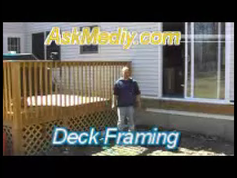 Basic deck framing
