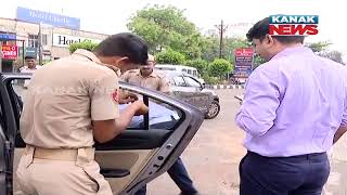 Cops Continue Drive To Remove Black Films From Car Windows In Bhubaneswar