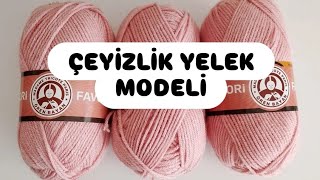 İki̇ Şi̇ş Kolay Örgü Modeli̇ Yelek Süveter Bebek Yeleği̇ Örgü Modeli̇ Easy Kni̇tti̇ng Crochet Patterns