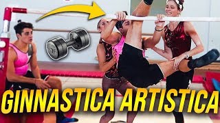 PROVO GINNASTICA ARTISTICA CON LASABRI E GINNASTA DI SERIE A! *Divertente*