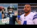 Cowboys vs. Seahawks NFC Wild Card predictions | First Take