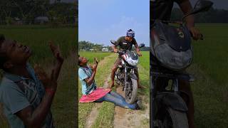The Motorcycle Was Handed Over To The Boys Feet.