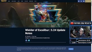 Smite Patch Notes New God Arthur May Be The Best God Smite Has Ever Seen......